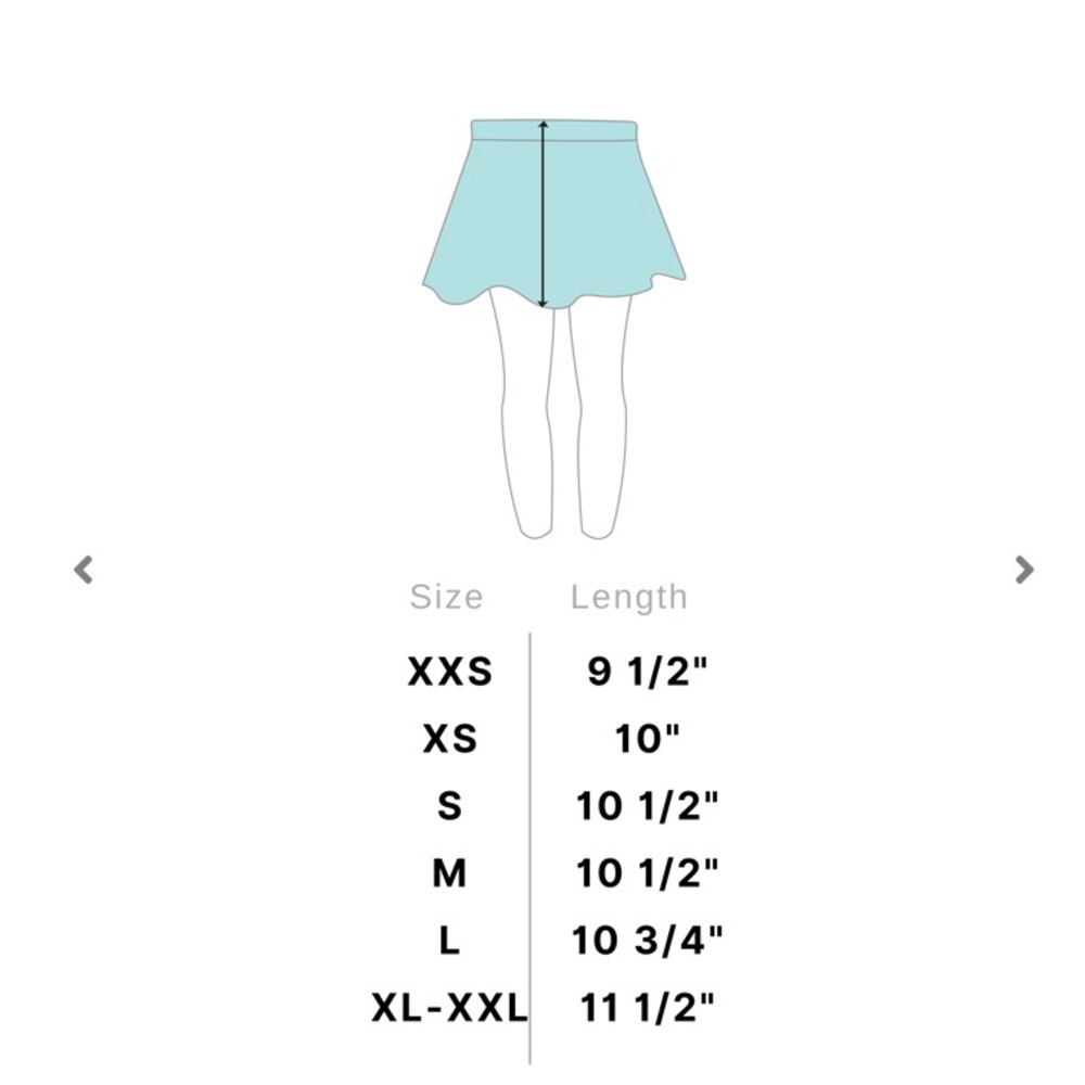 NWT Zyia White Gand Slam Tennis Skirt- Large - Picture 3 of 8